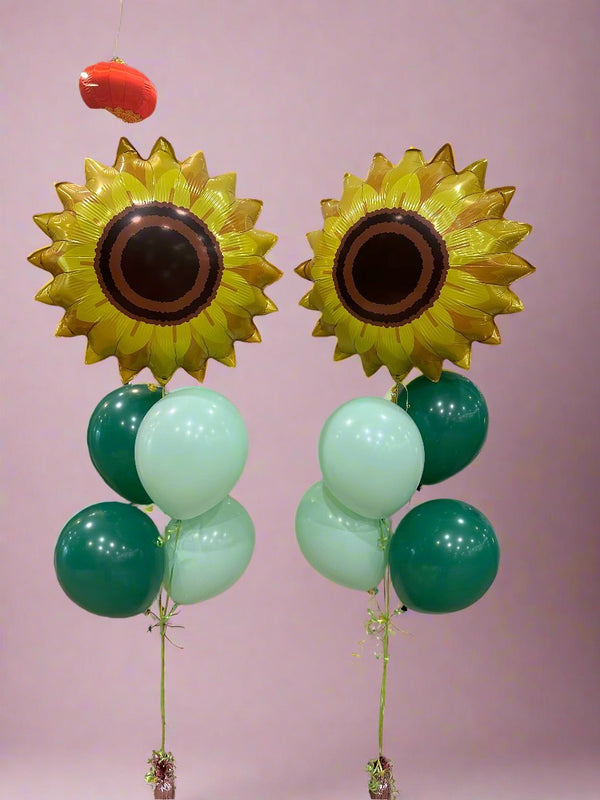 Jumbo Sunflower Helium Balloon Arrangement - Everything Party