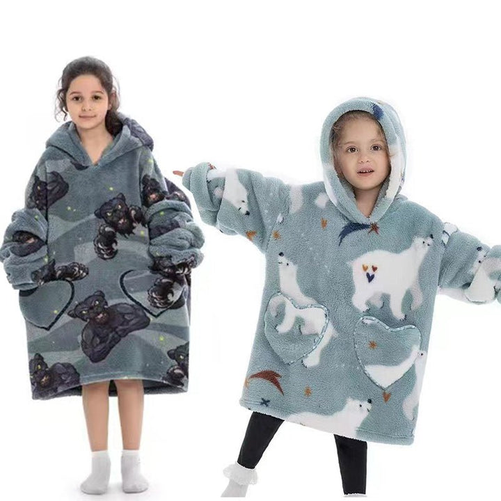 Kids Blanket Hoodie Boy 75cm 8-12 Years - Everything Party