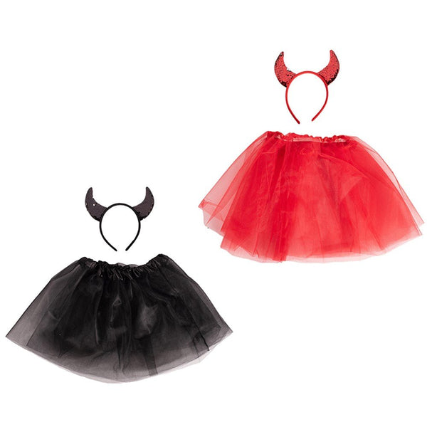 Kids Devil Headband & Tutu Costume Set - Everything Party