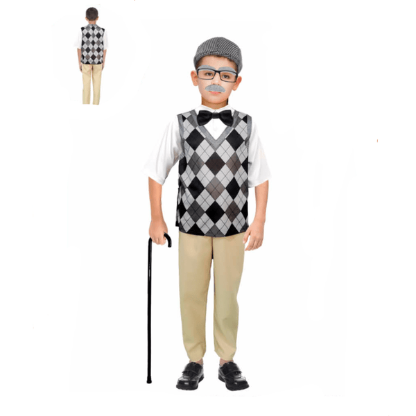 Kids Grandpa Costume with Vest & Bowtie - Everything Party