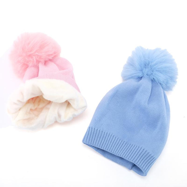 Kids Heat Control Beanie Soft Feel Thermal Lined Pom Pom - Everything Party