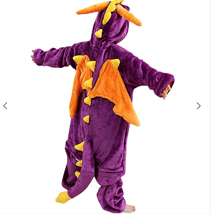 Kids Purple Spyro Dragon Animal Onesie - Everything Party