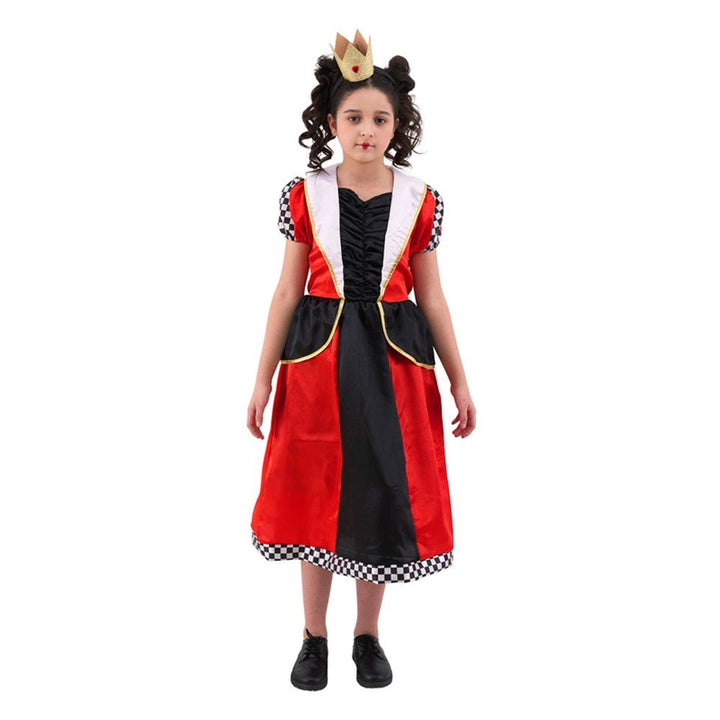 Kids Queen of Hearts Costume – Alice in Wonderland Dress - Up - Everything Party
