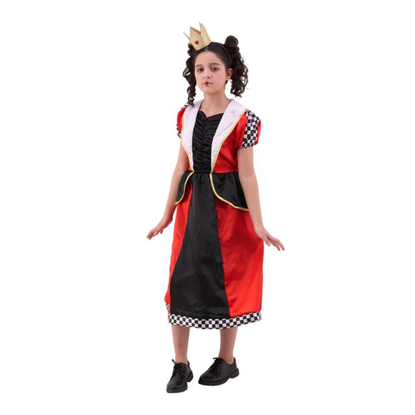 Kids Queen of Hearts Costume – Alice in Wonderland Dress - Up - Everything Party