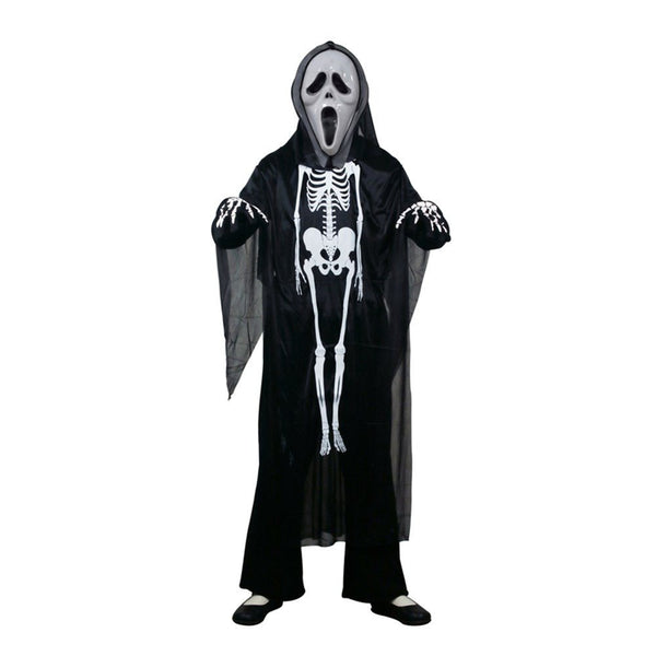 Kids Skeleton Reaper Costume – Halloween Robe - Everything Party
