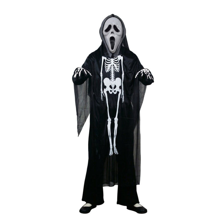 Kids Skeleton Reaper Costume – Halloween Robe - Everything Party