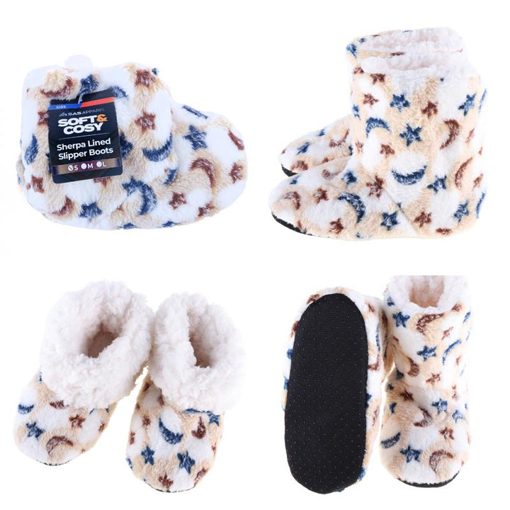 Kids Slippers Boots Sherpa Lined - Everything Party