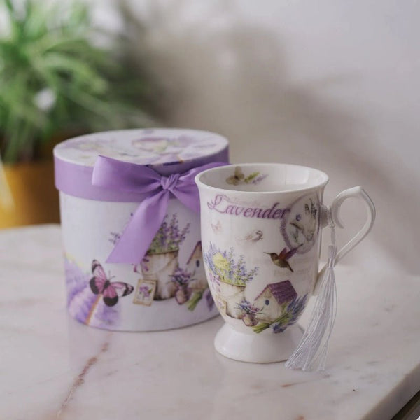 Lavender Ceramic Mug with Gift Box – Perfect Mother’s Day Gift - Everything Party