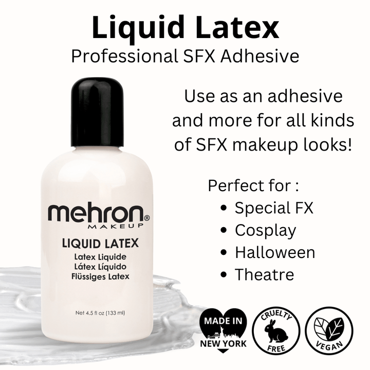 Mehron Liquid Latex Clear – 30ml - Everything Party