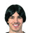 Men Middle Party Wig - Black - Everything Party