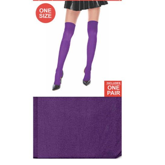 Over Knee Stockings - Purple - Everything Party