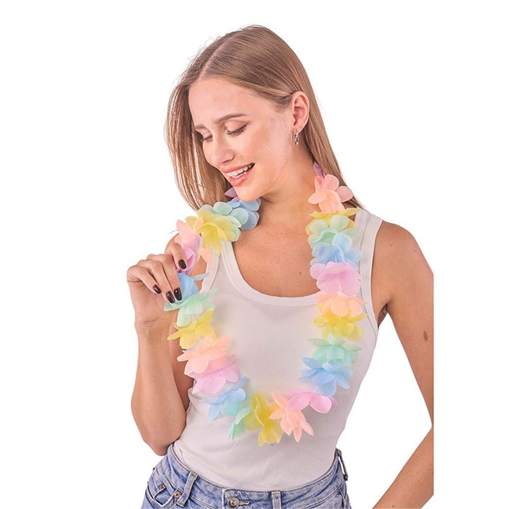 Pastel Hawaiian Leis – 4 Assorted Colours - Everything Party