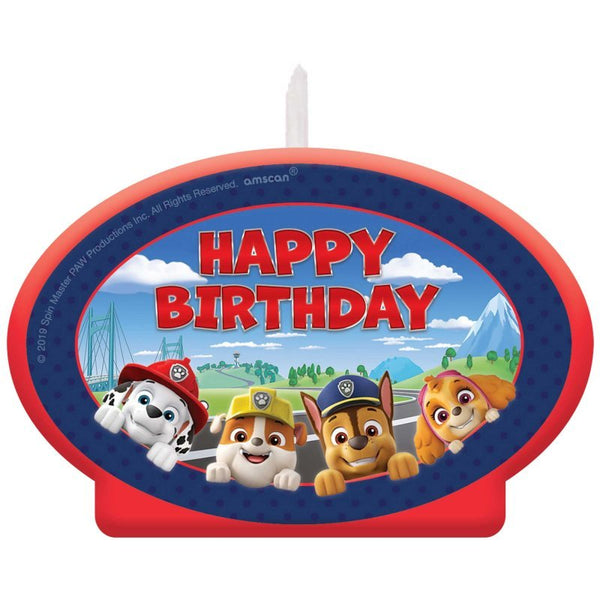 Paw Patrol Adventures Birthday Candle - Everything Party