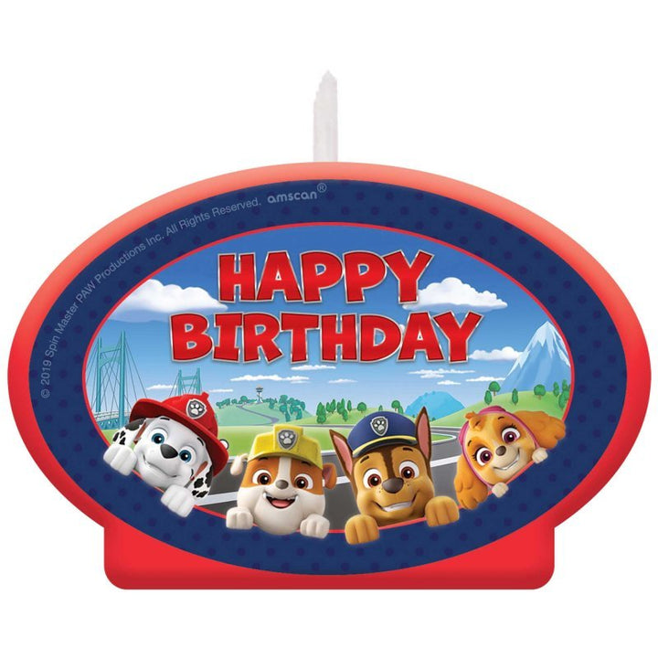 Paw Patrol Adventures Birthday Candle - Everything Party