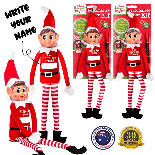 Personalised Christmas Elf Elf on the Shelf Style - Everything Party