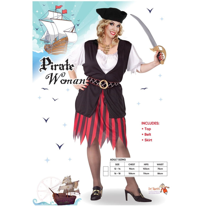 Pirate Woman Costume - Everything Party