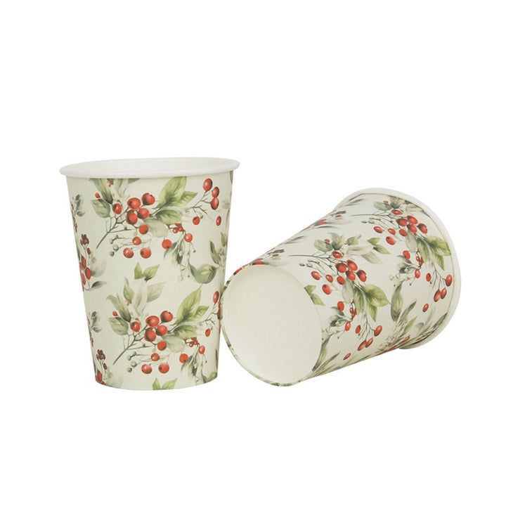 PK20 266ml Berry Paper Cup – Plastic Free - Everything Party