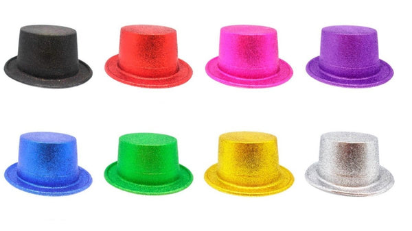 Plastic Glitter Top Hat - Everything Party