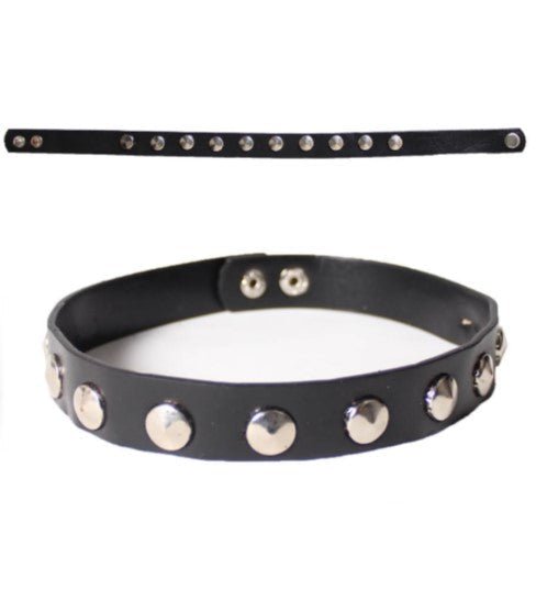 Punk Stud Choker - Circle Studs - Everything Party