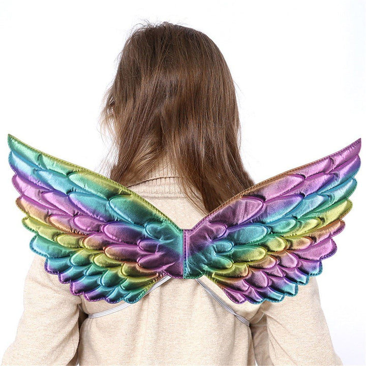 Rainbow Angel Wings Costume Accessory – Kids Dress - Up & Party Wear - Everything Party