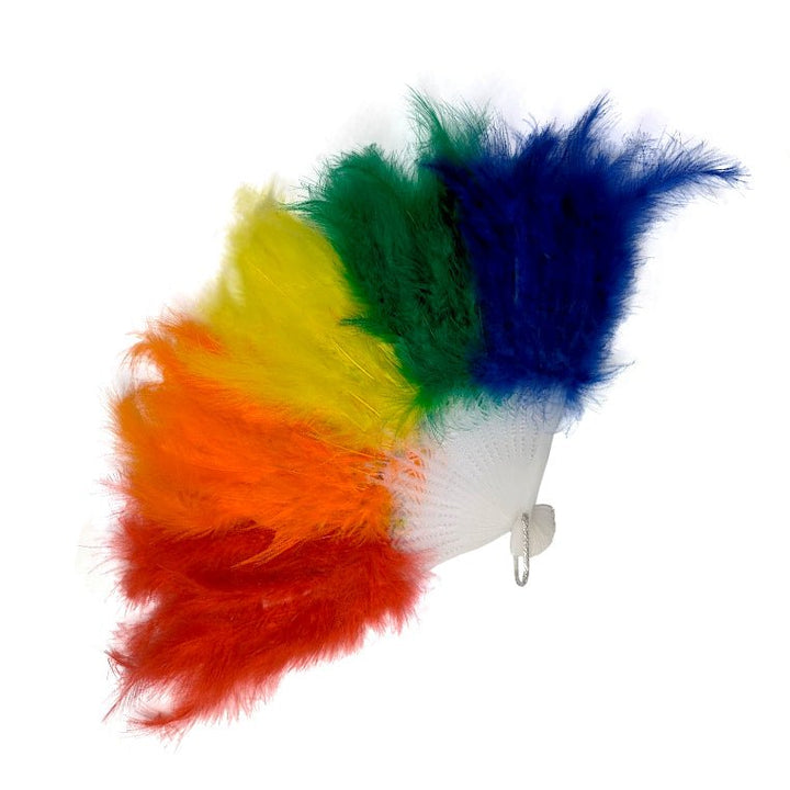 Rainbow Feather Fan - Everything Party