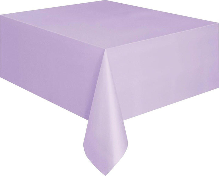 Rectangle Plastic Tablecloth - Lavender - Everything Party
