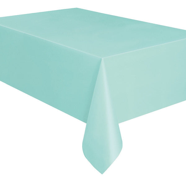Rectangle Plastic Tablecloth - Mint - Everything Party