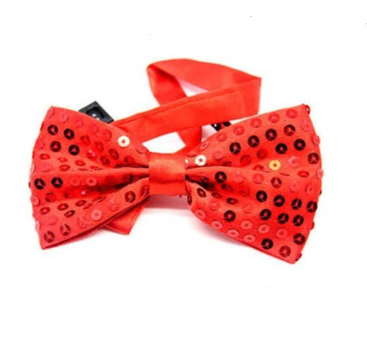 Red Sequin Bow Tie - Everything Party