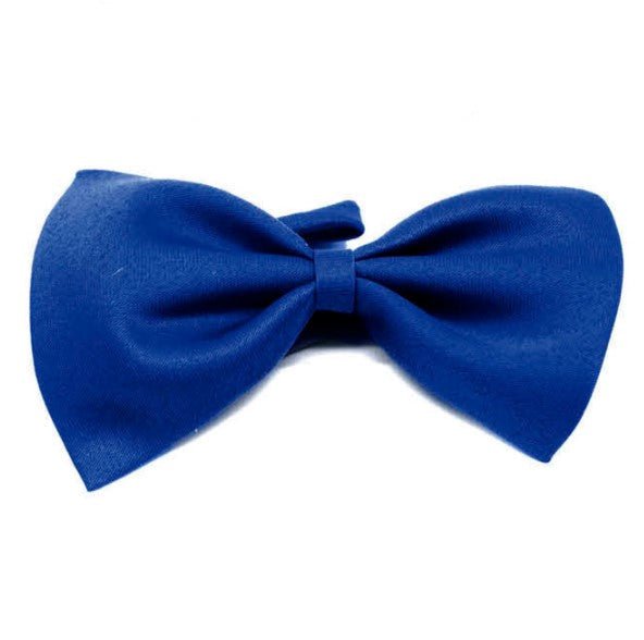 Royal Blue Satin Bow Tie - Everything Party