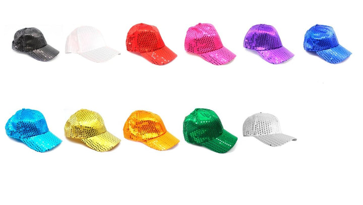 Sequin Party Baseball Cap – 11 Colours Available - Everything Party