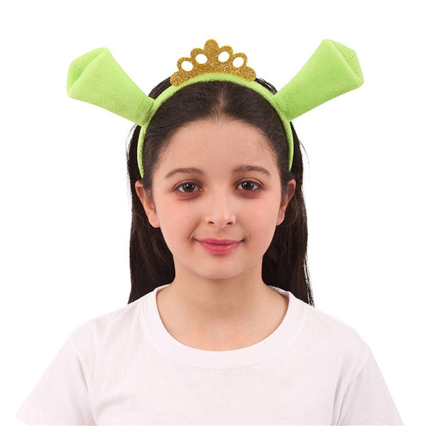 Shrek Style Fiona Headband with Ears and Crown - Everything Party