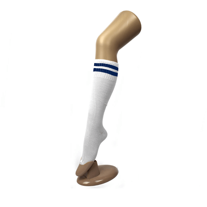 Sports Socks White with Blue Stripe - Everything Party