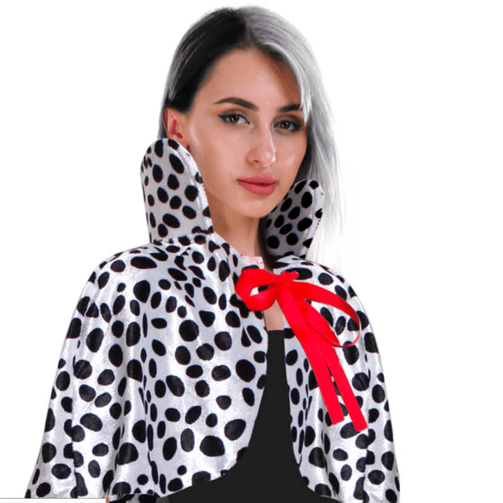 Spotted Capelet – Cruella - Inspired Costume Accessory - Everything Party