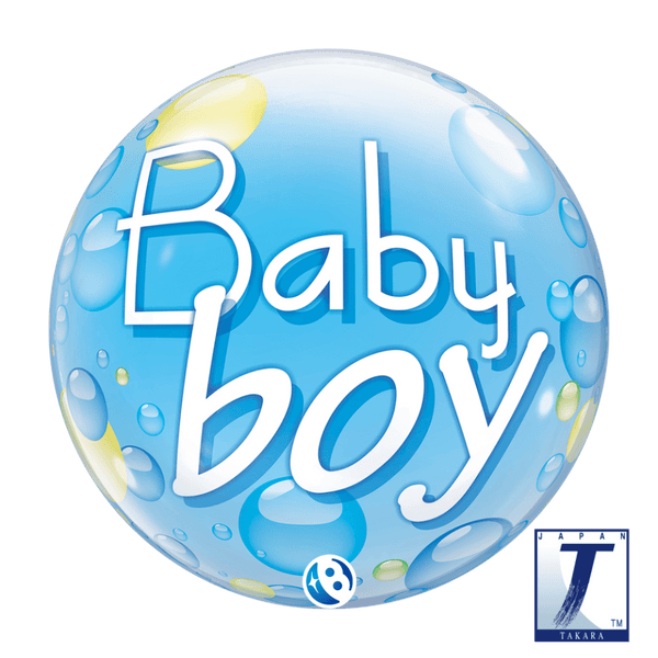Takara Bubble Balloon – Baby Boy Blue (56 cm / 22") - Everything Party