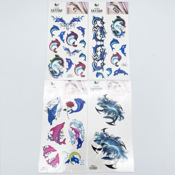 Temporary Tattoo Assorted Ocean Animal - Everything Party