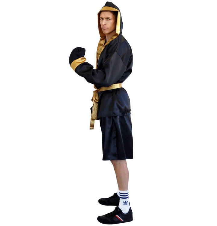 The Champ Boxer Costume – Adult Men’s Boxing Fancy Dress Outfit - Everything Party