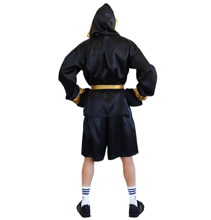 The Champ Boxer Costume – Adult Men’s Boxing Fancy Dress Outfit - Everything Party