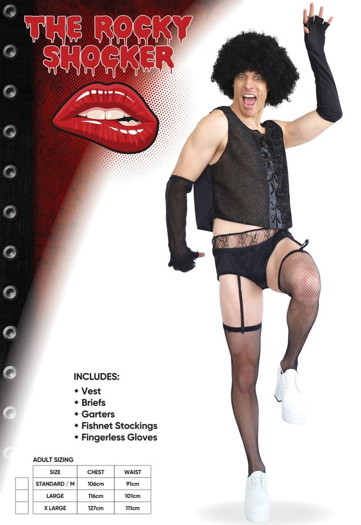 The Rocky Shocker Costume – Adult Rocky Horror Show Inspired Outfit - Everything Party