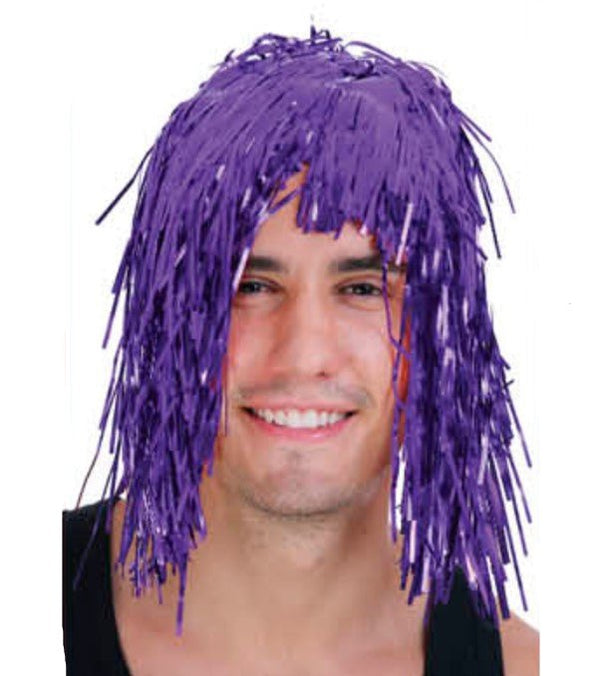 Tinsel Wig - Purple - Everything Party