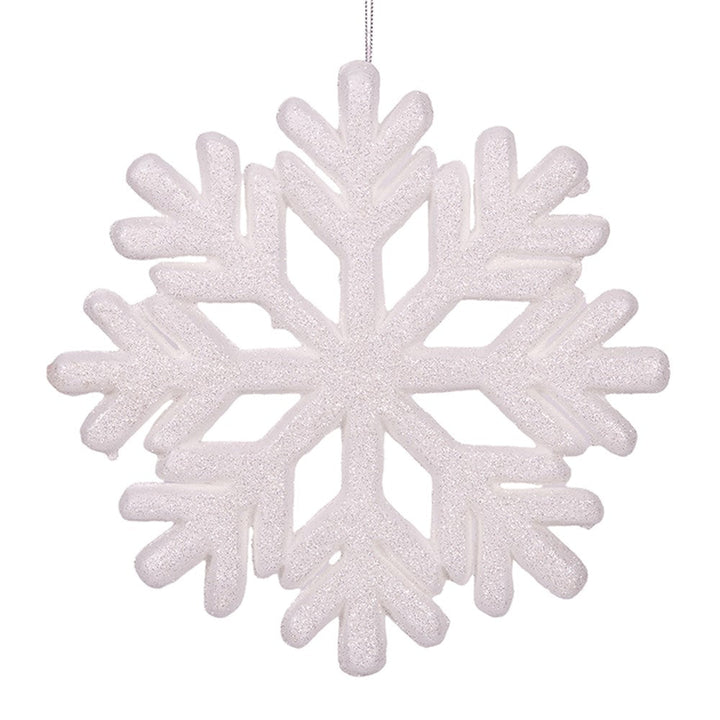 White Glitter Polyfoam Snowflake Tree Decoration - Everything Party