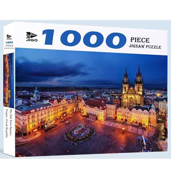 1000 Pieces Jigsaw Puzzle - The Old Town Square, Prague, Czech Republic - Everything Party