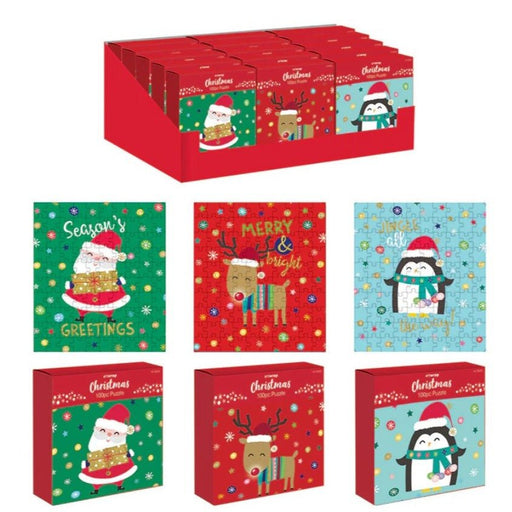100pcs Christmas Gift Kid Puzzle Box - Everything Party