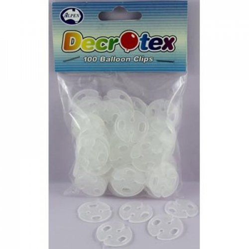 100pk Round Shape Balloon Clips - Everything Party
