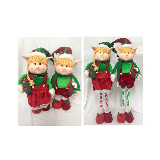 101cm Standing Elf with Extendable Legs Christmas Decoration - Everything Party