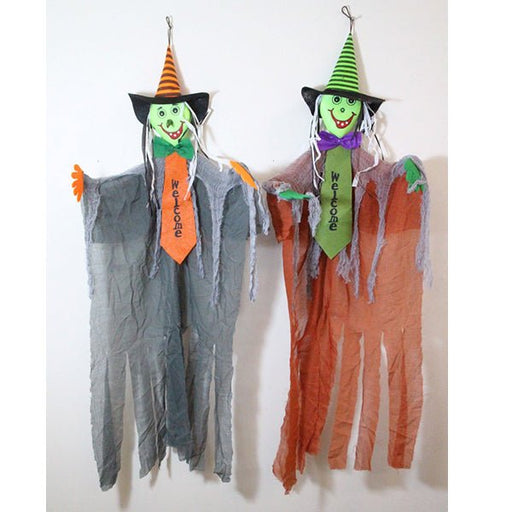 108cm Hanging Colourful Witch - Everything Party