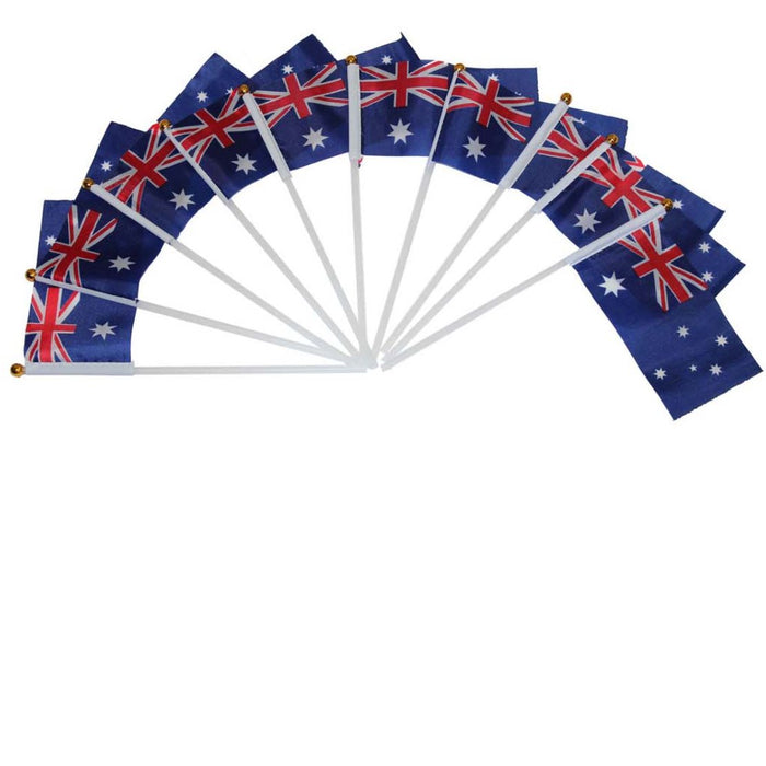 10pcs Australia Flag on Sticks