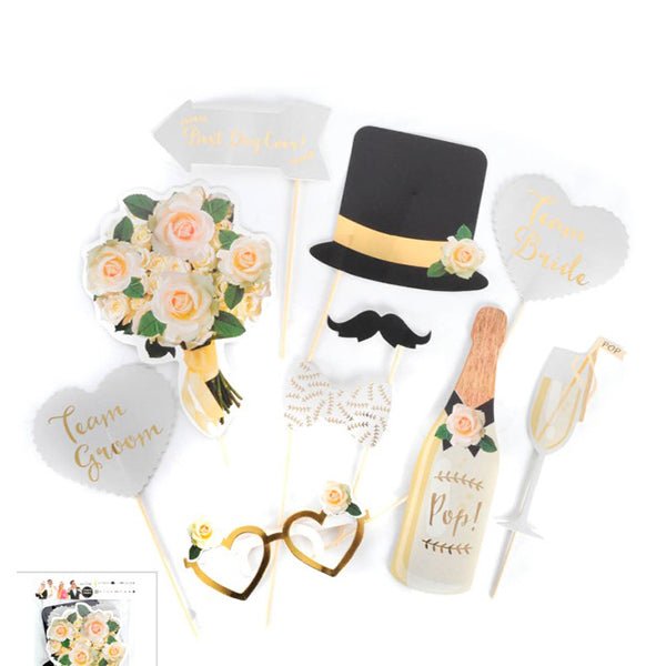 10pcs Bride to Be Selfie Photo Booth Props - Everything Party