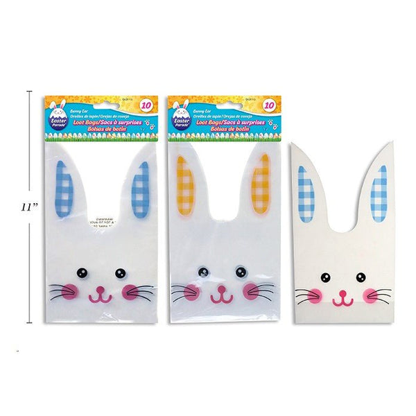 10pk Easter Bunny Loot Bags - Everything Party