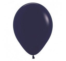 11" DTX Plain Latex Balloon - Navy Blue - Everything Party