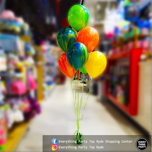 11" Marble Helium Balloon Bouquet - Everything Party